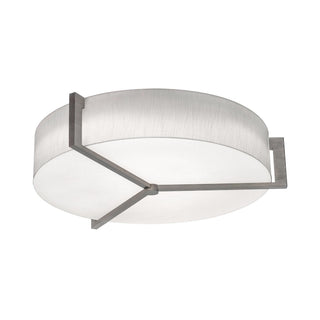 Buy linen-white-weathered-grey-with-linen-white-lumafuse-glass-and-white-shade Apex Outdoor (Damp) Ceiling Mount Light by AFX Lighting