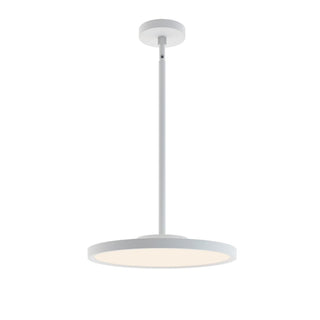 Buy white-with-white-aluminum-glass Edge Round Large Outdoor (Damp) Pendant by AFX Lighting