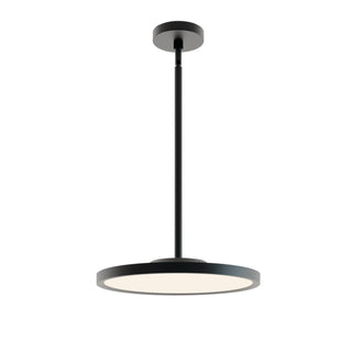 Buy black-with-black-aluminum-glass Edge Round Large Outdoor (Damp) Pendant by AFX Lighting