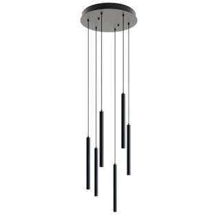 Buy black-with-black-steel-glass Eli Outdoor (Damp) Pendant by AFX Lighting