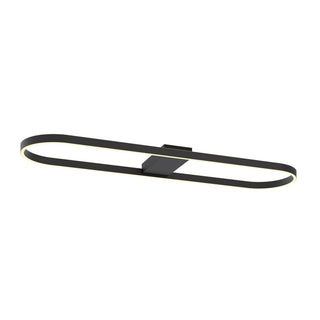 Glo Outdoor (Damp) Linear Semi-Flush Mount Flush Mount Ceiling Light by AFX Lighting