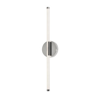 Buy polished-chrome-with-white-acrylic-glass-and-white-shade Rusnak Outdoor (Damp) Linear Wall Sconce by AFX Lighting