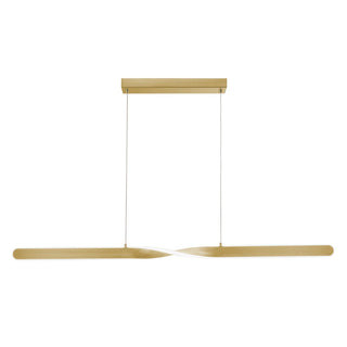 Buy satin-brass Twist Outdoor (Damp) Pendant by AFX Lighting