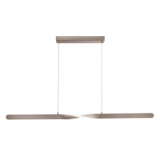 Buy satin-nickel Twist Outdoor (Damp) Pendant by AFX Lighting