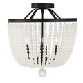 Rylee Outdoor (Damp) Semi-Flush Mount Ceiling Light by Crystorama