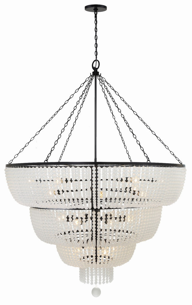 Rylee Outdoor (Damp) Chandelier by Crystorama