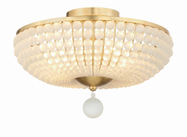 Bella Outdoor (Damp) Semi-Flush Mount Ceiling Light by Crystorama