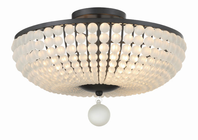 Bella Outdoor (Damp) Semi-Flush Mount Ceiling Light by Crystorama