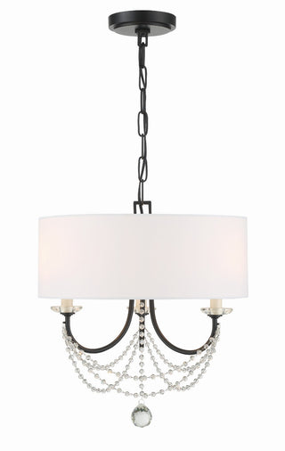 Buy matte-black Delilah Outdoor (Damp) Chandelier by Crystorama