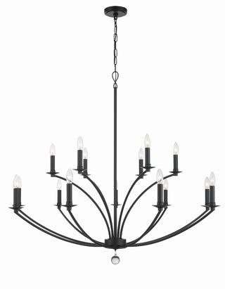 Buy black Mila Chandelier by Crystorama