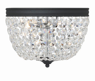 Nola Outdoor (Damp) Flush Mount Ceiling Light by Crystorama