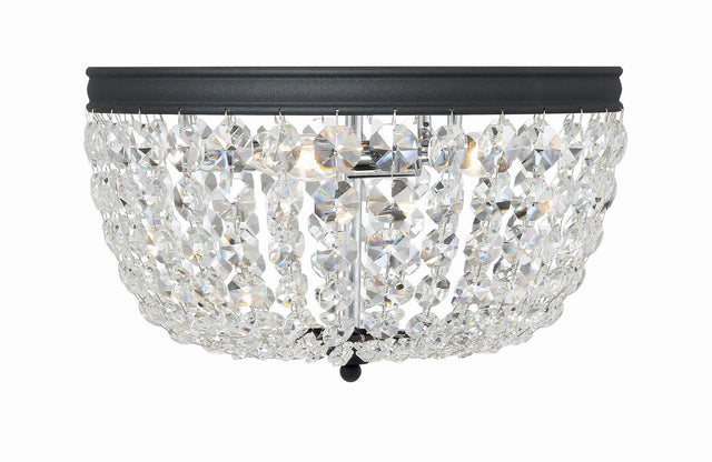 Nola Outdoor (Damp) Flush Mount Ceiling Light by Crystorama