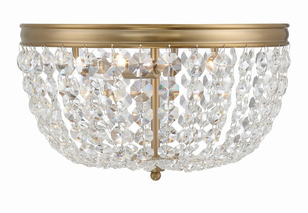 Nola Outdoor (Damp) Flush Mount Ceiling Light by Crystorama