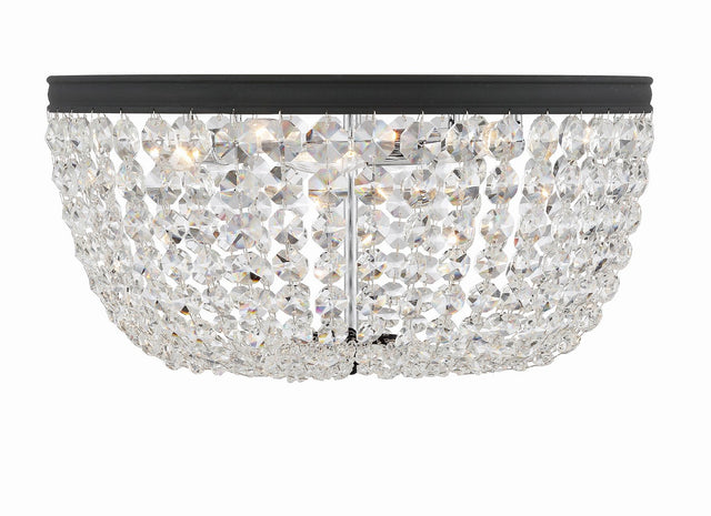Nola Outdoor (Damp) Flush Mount Ceiling Light by Crystorama