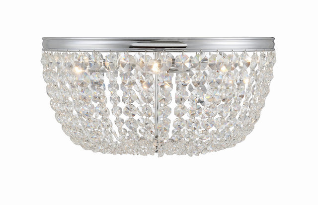 Nola Outdoor (Damp) Flush Mount Ceiling Light by Crystorama