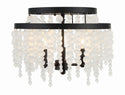Poppy Outdoor (Damp) Flush Mount Ceiling Light by Crystorama