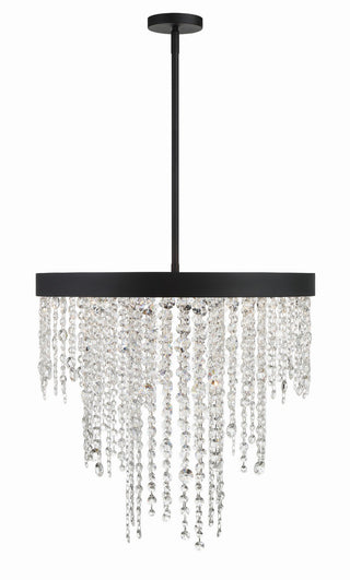 Buy black-forged-and-clear-shade Winham Outdoor (Damp) Chandelier by Crystorama