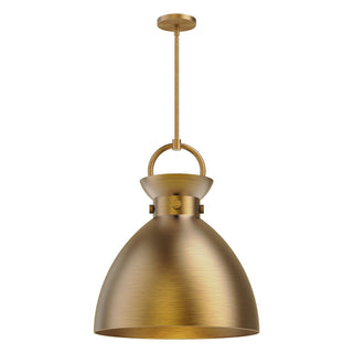 Buy aged-gold-and-gold-shade Waldo Pendant by Alora