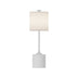 White/Ivory Linen with IL - Ivory Linen (Gold Socket)|IL - Ivory Linen (Silver Socket) Glass and Natural/Cream Shade