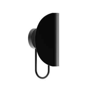Buy matte-black-with-cw-white-cotton-glass-and-black-shade Seno Outdoor (Damp) Wall Sconce by Alora