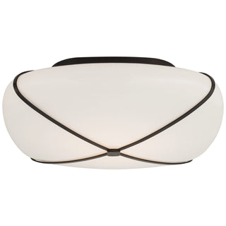Fondant Outdoor (Damp) Flush Mount Ceiling Light by Visual Comfort Signature