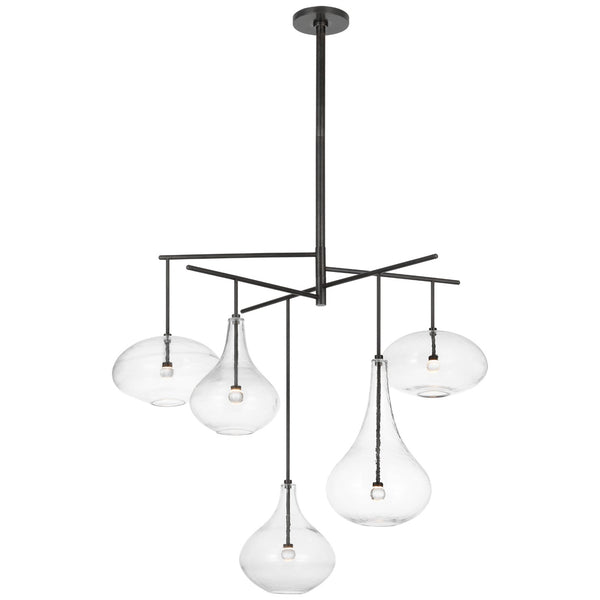 Lomme Outdoor (Damp) Chandelier by Visual Comfort Signature