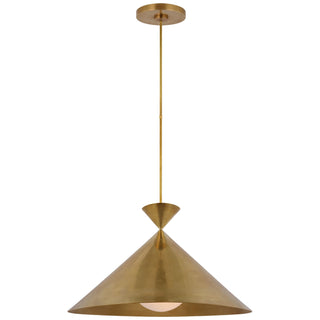 Buy hand-rubbed-antique-brass Orsay Outdoor (Damp) Pendant by Visual Comfort Signature