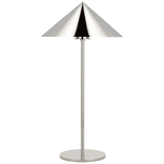 Buy polished-nickel-and-metal-shade Orsay Outdoor (Damp) Lamp by Visual Comfort Signature