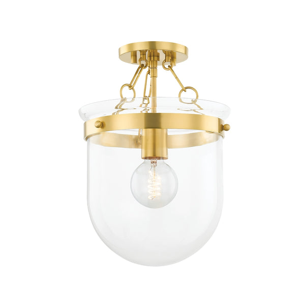 Dunbar Outdoor (Damp) Flush Mount Ceiling Light by Mitzi