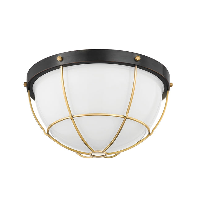 Holkham Outdoor (Damp) Flush Mount Ceiling Light by Hudson Valley