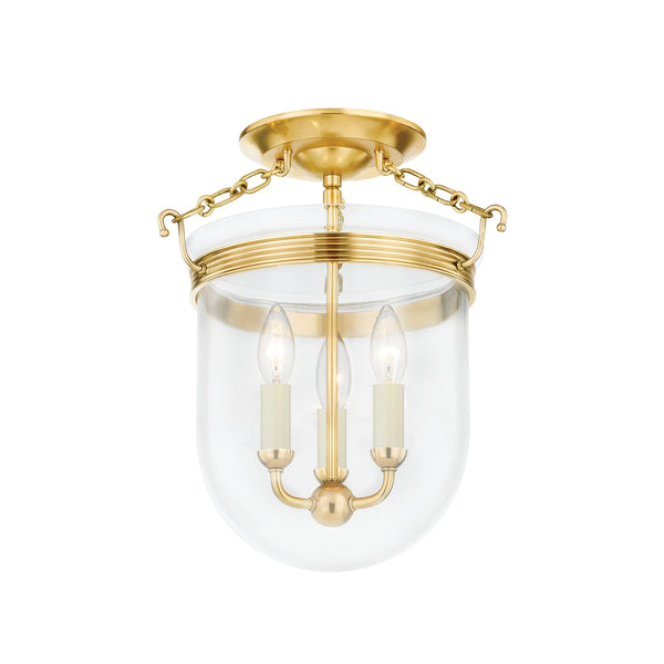 Rousham Outdoor (Damp) Flush Mount Ceiling Light by Hudson Valley