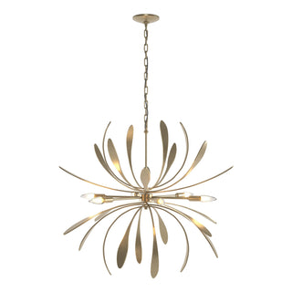 Buy soft-gold Dahlia Chandelier by Hubbardton Forge