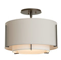 Exos Flush Mount Ceiling Light by Hubbardton Forge