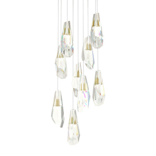 Buy modern-brass-and-clear-shade Luma Pendant by Hubbardton Forge
