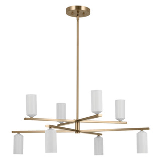 Buy champagne-bronze-and-white-shade Gala Chandelier by Kichler