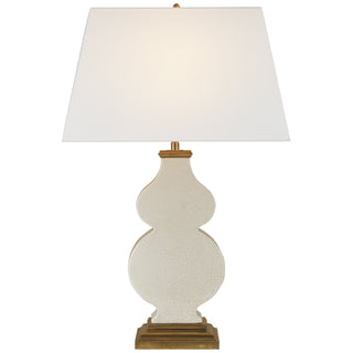 Buy tea-stain-crackle Anita Table Lamp by Visual Comfort Signature