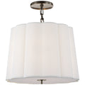 Simple Scallop Hanging Lantern by Visual Comfort Signature