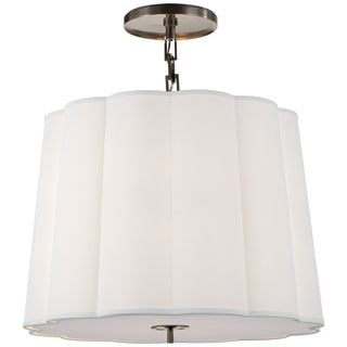Simple Scallop Hanging Lantern by Visual Comfort Signature