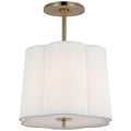 Simple Scallop Hanging Lantern by Visual Comfort Signature