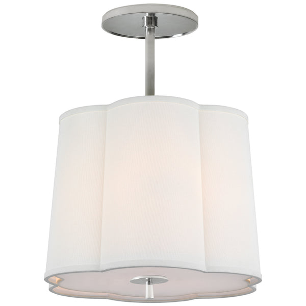 Simple Scallop Hanging Lantern by Visual Comfort Signature