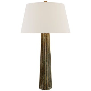 Buy bronze-with-verdigris-highlights Fluted Spire Table Lamp by Visual Comfort Signature