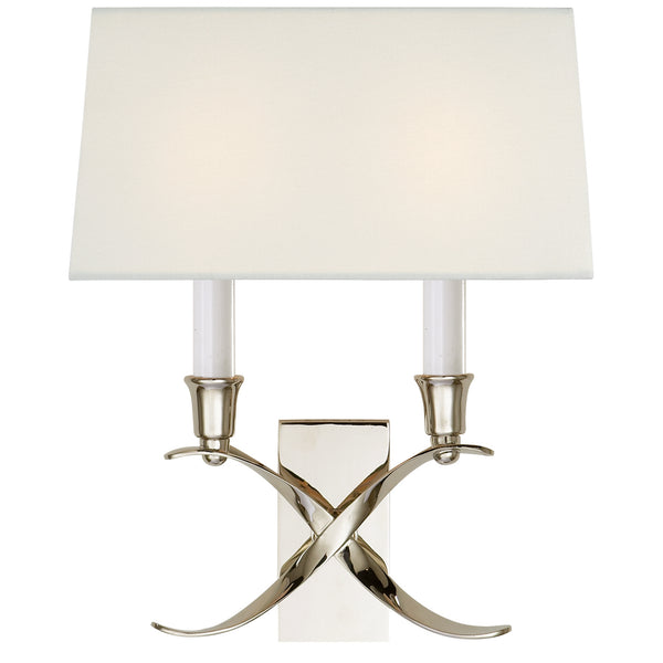Cross Bouillotte Sconce by Visual Comfort Signature