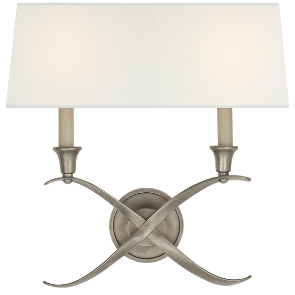 Cross Bouillotte Sconce by Visual Comfort Signature