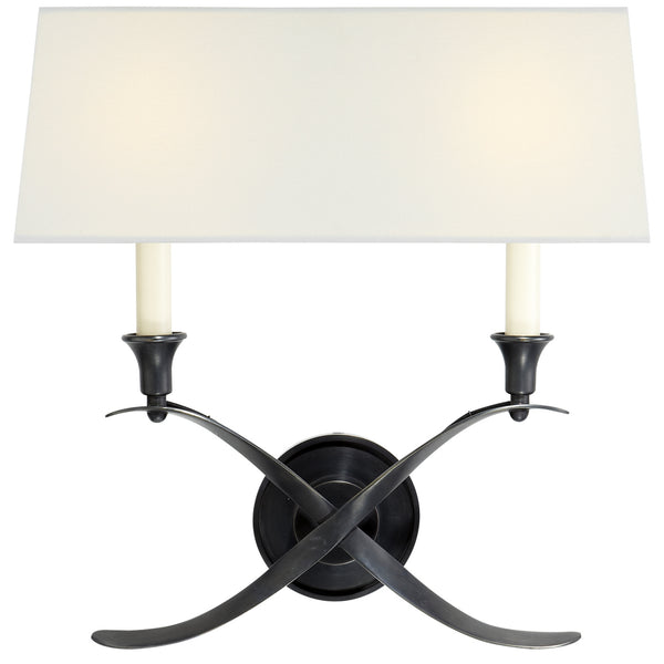 Cross Bouillotte Sconce by Visual Comfort Signature