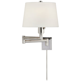 Buy polished-nickel Chunky Swing Arm Sconce by Visual Comfort Signature