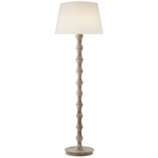 Buy belgian-white Bamboo Floor Lamp by Visual Comfort Signature