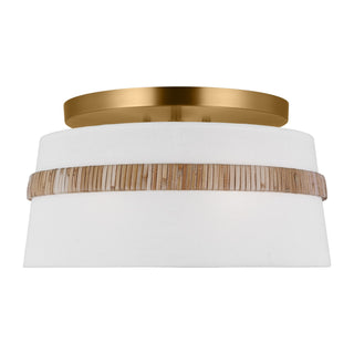 Buy rattan Cordtlandt Outdoor (Damp) Flush Mount Ceiling Light by Visual Comfort Studio