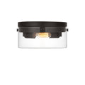 Garrett Outdoor (Damp) Flush Mount Ceiling Light by Visual Comfort Studio