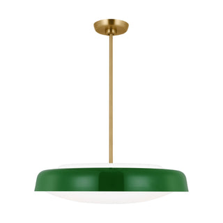 Buy green Draper Outdoor (Damp) Pendant by Visual Comfort Studio