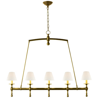 Buy hand-rubbed-antique-brass Classic Chandelier by Visual Comfort Signature
